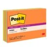 Post-it® Super Sticky Meeting Notes, 6" X 4", Energy Boost Collection, 8 Pads/Pack, 45 Sheets/Pads (6445-SSP)