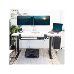 Mount-It! 30"-49"H Adjustable Electric Sit-Stand Desk, White/Black (MI-18064) 4 Mount-It! 30"-49"H Adjustable Electric Sit-Stand Desk, White/Black (MI-18064) -Office Supply Shop sp161382662 sc7