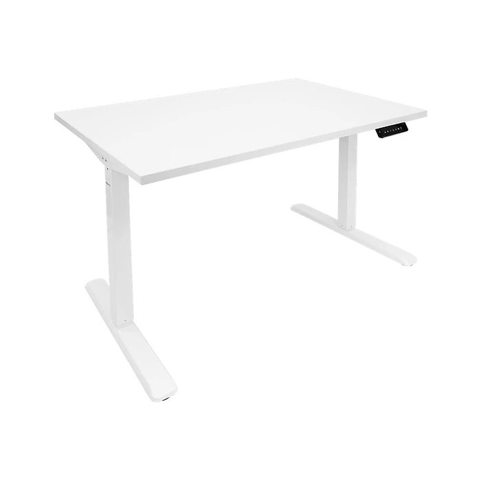 Mount-It! 30"-49"H Adjustable Electric Sit-Stand Desk, White (MI-18060) Mount-It! 30"-49"H Adjustable Electric Sit-Stand Desk, White (MI-18060) -Office Supply Shop sp161464402 sc7