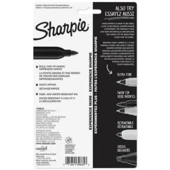Sharpie Permanent Markers, Fine Tip, Black, 5/Pack (30665) -Office Supply Shop sp161466714 sc7