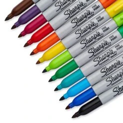 Sharpie Permanent Marker, Fine Tip, Assorted, Dozen (30075) 2 Sharpie Permanent Marker, Fine Tip, Assorted, Dozen (30075) -Office Supply Shop sp161466724 sc7