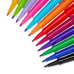 Paper Mate Flair Felt Pen, Medium Point, Assorted Ink, Dozen (74423) -Office Supply Shop sp161466749 sc7