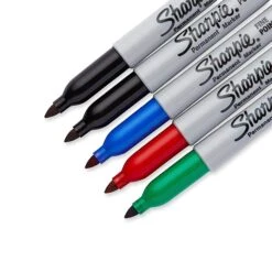 Sharpie Permanent Markers, Fine Tip, Assorted, 5/Pack (30653) -Office Supply Shop sp161466833 sc7
