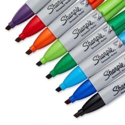 Sharpie Permanent Markers, Chisel Tip, Assorted, 8/Pack (38250) -Office Supply Shop sp161466897 sc7