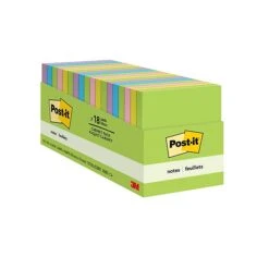 Post-it® Notes, 3" X 3", Poptimistic Collection, 100 Sheets/Pad, 18 Pads/Cabinet Pack (654-18CTCP) -Office Supply Shop sp161998380 sc7