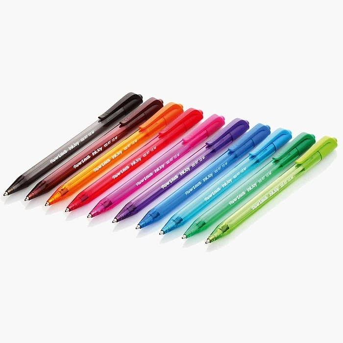 Paper Mate InkJoy 100 RT Retractable Ballpoint Pen, Medium Point, Assorted Ink, 20/Pack (1951396) Paper Mate InkJoy 100 RT Retractable Ballpoint Pen, Medium Point, Assorted Ink, 20/Pack (1951396) -Office Supply Shop sp163415465 sc7