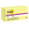 Post-it® Super Sticky Notes, 1 7/8" X 1 7/8", Canary Yellow, 90 Sheets/Pad, 10 Pads/Pack (622-10SSCY)
