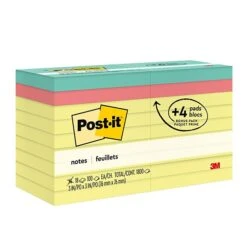 Post-it® Notes, 3" X 3", Poptimistic Collection, 100 Sheets/Pad, 18 Pads/Cabinet Pack (654-18CTCP) -Office Supply Shop sp164716629 sc7