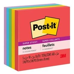 Post-it® Super Sticky Notes, 3" X 3", Canary Yellow, 90 Sheets/Pad, 12 Pads/Pack (654-12SSCY) -Office Supply Shop sp165909334 sc7