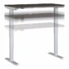Bush Business Furniture Move 40 Series 28''-48'' Adjustable Standing Desk, Storm Gray/Cool Gray Metallic (M4S4824SGSK)