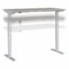 Bush Business Furniture Move 40 Series 28"-48" Adjustable Standing Desk, Platinum Gray/Cool Gray Metallic (M4S6030PGSK)
