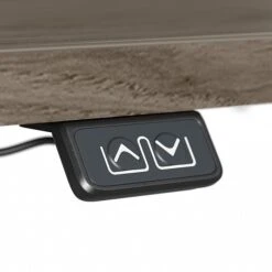 Bush Business Furniture Move 40 Series 28"-48" Adjustable Standing Desk, Modern Hickory/Cool Gray Metallic (M4S7230MHSK) -Office Supply Shop sp166198537 sc7