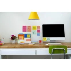 Post-it® Super Sticky Notes, 3" X 3", Summer Joy Collection, 90 Sheets/Pad, 12 Pads/Pack (654-12SSJOY) -Office Supply Shop sp168850334 sc7
