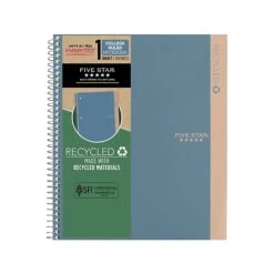 Five Star Notebook, 8.5" X 11", College-Ruled, 100 Sheets, Assorted Colors (820053-22)