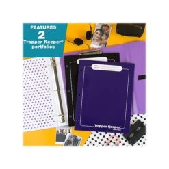 Mead Trapper Keeper 1" 3-Ring Pocket Binder, Palm Trees (260038FDE1-ECM) -Office Supply Shop sp169869792 sc7