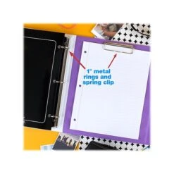 Mead Trapper Keeper 1" 3-Ring Pocket Binder, Palm Trees (260038FDE1-ECM) -Office Supply Shop sp169869793 sc7