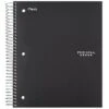 Mead Five Star 5-Subject Notebook, 8" X 10.5", Wide Ruled, 200 Sheets, Each(51016)