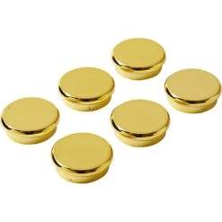 Martha Stewart Magnetic Clip, 0.86", Gold, 6/Pack (MS104M) -Office Supply Shop sp173043989 sc7