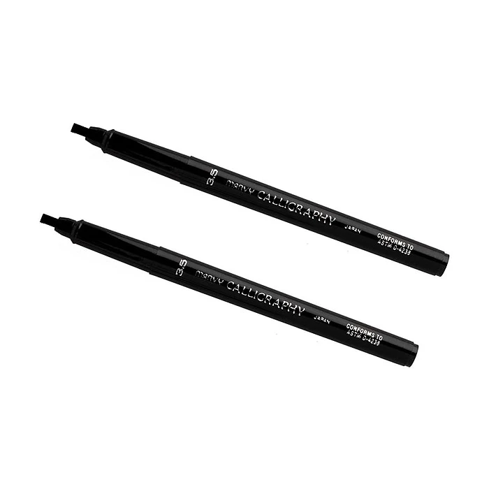 Marvy Uchida Thick Calligraphy Pen Set, Broad Nib, Black Markers, 2/Pack (2191915326A) Marvy Uchida Thick Calligraphy Pen Set, Broad Nib, Black Markers, 2/Pack (2191915326A) -Office Supply Shop sp174657802 sc7