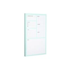 Noted By Post-it® Mint With White Boxes Plan Your Day Notes, 4.9" X 7.7", 100 Sheets/Pad (NTD5-58-MT) -Office Supply Shop sp177230989 sc7