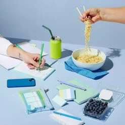 Noted By Post-it® Mint With White Boxes Plan Your Day Notes, 4.9" X 7.7", 100 Sheets/Pad (NTD5-58-MT) -Office Supply Shop sp177230993 sc7