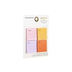 Noted By Post-it® Mini To-Do Notes, Warm Colors, 1.4" X 1.4", 4 Pads/Pack, 50 Sheets/Pad (NTD5-MINI-WM) -Office Supply Shop sp177231049 sc7