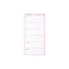 Noted By Post-it® Pink With White Boxes Self Care Notes, 3.9" X 7.7", 100 Sheets/Pad (NTD5-48-PK)