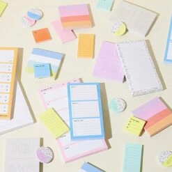 Noted By Post-it® Pink With White Boxes Self Care Notes, 3.9" X 7.7", 100 Sheets/Pad (NTD5-48-PK) -Office Supply Shop sp177231150 sc7