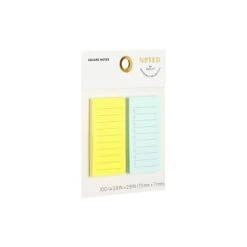Noted By Post-it® Mint And Yellow Mini List Notes, 1.4" X 2.8", 2 Pads/Pack, 50 Sheets/Pad (NTD5-DUO-CL) -Office Supply Shop sp177231216 sc7