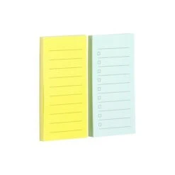 Noted By Post-it® Mint And Yellow Mini List Notes, 1.4" X 2.8", 2 Pads/Pack, 50 Sheets/Pad (NTD5-DUO-CL) -Office Supply Shop sp177231219 sc7