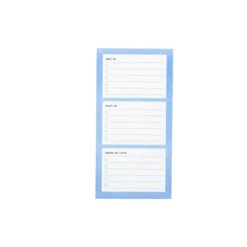 Noted By Post-it® List Notes, 2.9". X 5.7", Lined, Blue With White Boxes, 100 Sheets/Pad (NTD5-36-BLU) -Office Supply Shop sp177911069 sc7