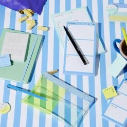 Noted By Post-it® List Notes, 2.9". X 5.7", Lined, Blue With White Boxes, 100 Sheets/Pad (NTD5-36-BLU) -Office Supply Shop sp177911071 sc7