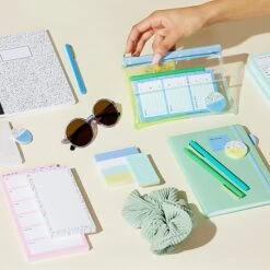 Noted By Post-it® List Notes, 2.9". X 5.7", Lined, Blue With White Boxes, 100 Sheets/Pad (NTD5-36-BLU) -Office Supply Shop sp177911073 sc7