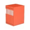 Davis Group Premium Economy 5/8" 3-Ring Non-View Binder, Orange, 6/Pack (2300-19-06)