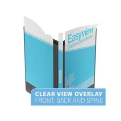 Davis Group Easyview Premium 5/8" 3-Ring View Binder, Black, 6/Pack (8400-01-06) -Office Supply Shop sp179266590 sc7