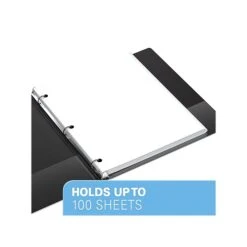 Davis Group Easyview Premium 5/8" 3-Ring View Binder, Black, 6/Pack (8400-01-06) -Office Supply Shop sp179266592 sc7