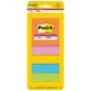 Post-it® Super Sticky Notes, Energy Boost Collection, 3 In X 3 In, 45 Sheets/Pad, 5 Pads/Pack (3321-5SSAU)