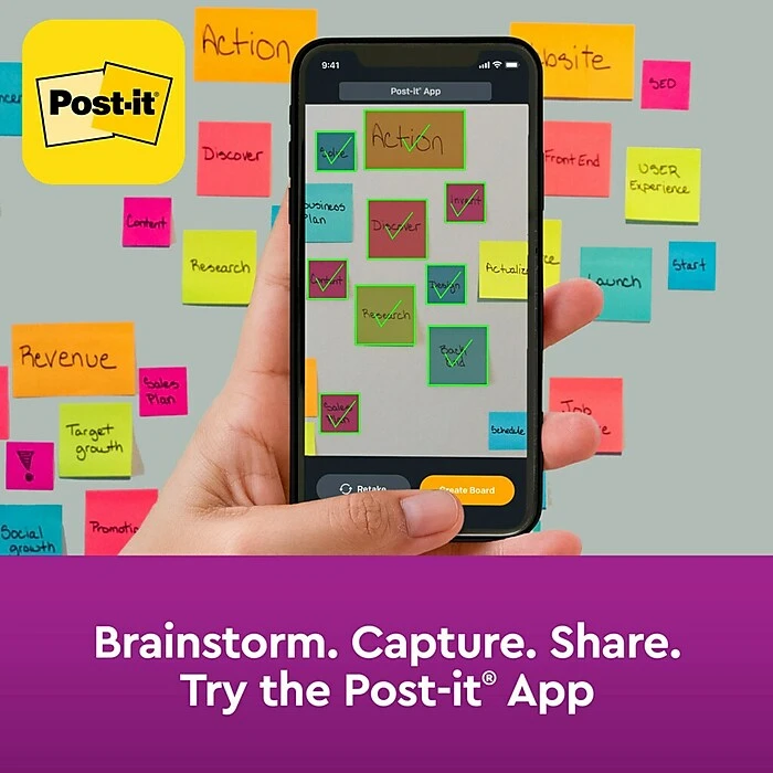 Post-it® Super Sticky Notes, Energy Boost Collection, 3 in x 3 in, 45 Sheets/Pad, 5 Pads/Pack (3321-5SSAU) Post-it® Super Sticky Notes, Energy Boost Collection, 3 In X 3 In, 45 Sheets/Pad, 5 Pads/Pack (3321-5SSAU) -Office Supply Shop sp195730607 sc7