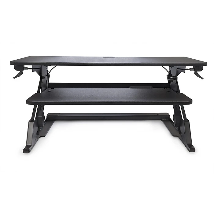 LifeFlo Ergonomics Clarity Sit or Stand Workstation for Desktop 6.2”H x 35.4”W x 23.2”D, Black (LFO-OL2914-B LifeFlo Ergonomics Clarity Sit Or Stand Workstation For Desktop 6.2”H X 35.4”W X 23.2”D, Black (LFO-OL2914-B -Office Supply Shop sp20168319 sc7