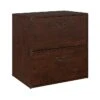 Office By Kathy Ireland® Ironworks Lateral File Cabinet, Coastal Cherry (KI50204-03)