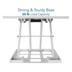 Mount-It! 17" Height Adjustable Sit Stand Desk Converter, White (MI-7929-WHT) -Office Supply Shop sp21607901 sc7