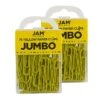 JAM Paper® Colored Jumbo Paper Clips, Large 2 Inch, Yellow Paperclips, 2 Packs Of 75 (42182236a)