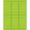 Tape Logic® Removable Rectangle Laser Labels, 2 5/8" X 1", Fluorescent Green, 3000/Case (LL405GN)