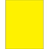 Tape Logic® Removable Rectangle Laser Labels, 8 1/2" X 11", Fluorescent Yellow, 100/Case (LL420YE)