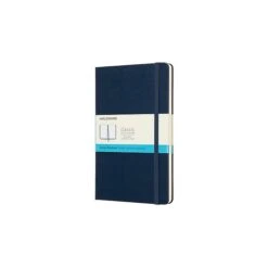 Moleskine Classic Large Hard Cover Notebook, 5" X 8.25", Dotted, Sapphire Blue (715437)