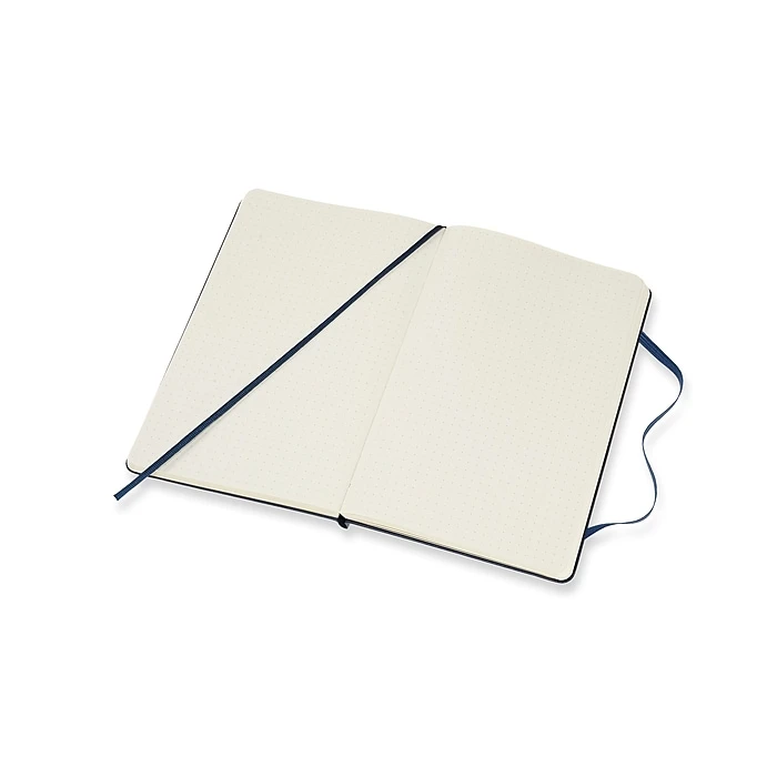 Moleskine Classic Large Hard Cover Notebook, 5" x 8.25", Dotted, Sapphire Blue (715437) Moleskine Classic Large Hard Cover Notebook, 5" X 8.25", Dotted, Sapphire Blue (715437) -Office Supply Shop sp32079389 sc7