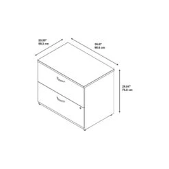 Bush Business Furniture Office In An Hour Lateral File Cabinet, Mocha Cherry (OIAH011MRSU) -Office Supply Shop sp32231119 sc7