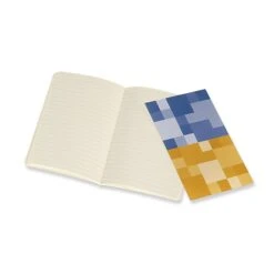 Moleskine Volant Journal, Pocket, 3.5" X 5.5", Ruled Sheets, Blue/Yellow (620565) -Office Supply Shop sp33563038 sc7