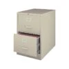 Staples 2 File Drawers Vertical File Cabinet, Locking, Putty/Beige, Legal, 26.5"D (13446D)