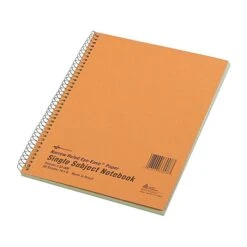 National Brand 1-Subject Notebook, 8" X 10", Narrow Ruled, 80 Sheets, Brown (33008)